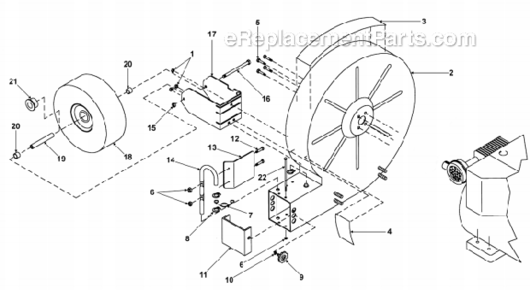 Part Location Diagram of 910130 Little Wonder Spring-deflector